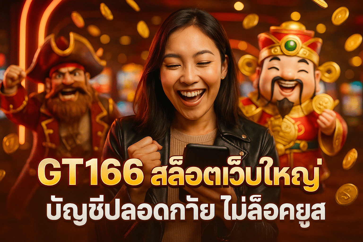 GT166 สล็อตเว็บใหญ่ บัญชีปลอดภัย ไม่ล็อคยูส