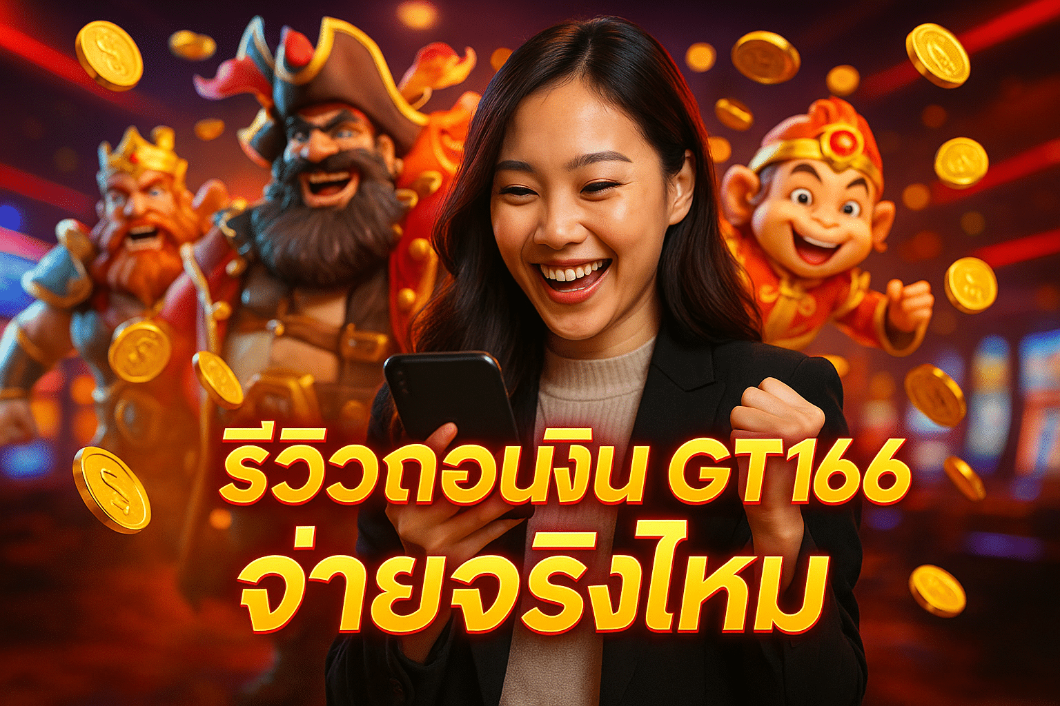 รีวิวถอนเงิน GT166 จ่ายจริงไหม