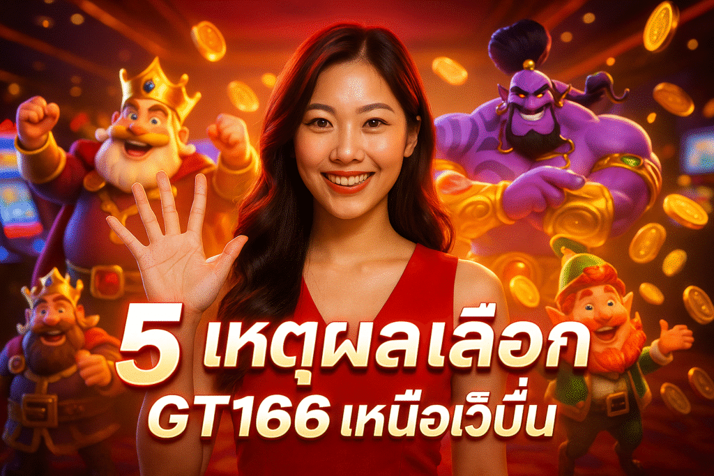 5 เหตุผลเลือก GT166 เหนือเว็บอื่น