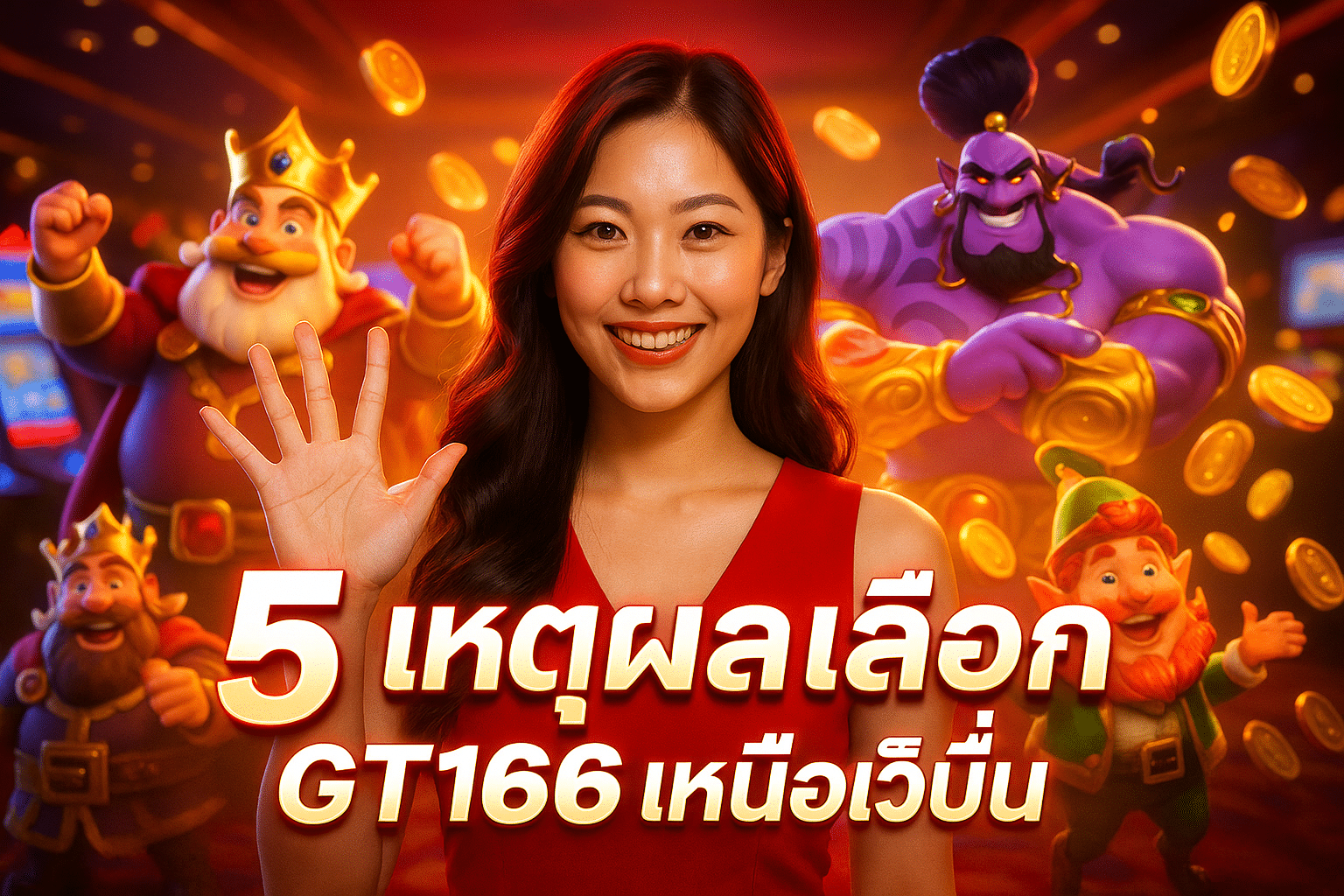 5 เหตุผลเลือก GT166 เหนือเว็บอื่น