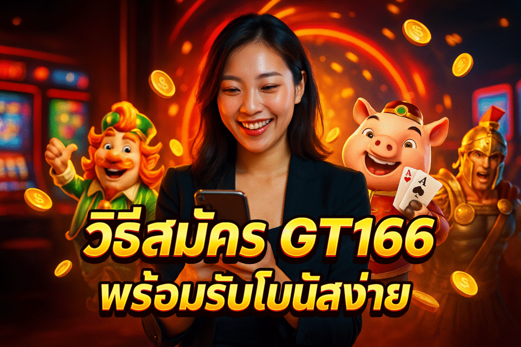 วิธีสมัคร GT166 พร้อมรับโบนัสง่าย