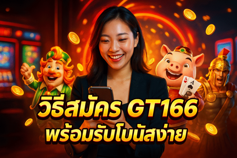 วิธีสมัคร GT166 พร้อมรับโบนัสง่าย